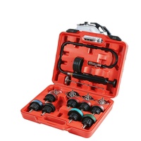 Kit de test de pression de pompe de radiateur 14 pièces pour système de refroidissement automobile, outil de test de fuite de pression