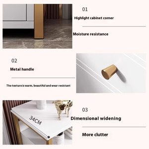 Mobilier de chambre nordique-Table de <span class=keywords><strong>chevet</strong></span> en <span class=keywords><strong>cube</strong></span> blanc en bois avec 2 tiroirs - Product Image 4