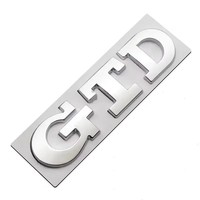 Autocollant en métal 3D pour logo de voiture GTD, lettres adhésives, emblème GTD pour Volkswagen VW Golf POLO Golf 4 5 6 MK4 MK5 MK6 Accessoires
