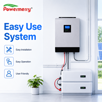 Onduleur hybride hors réseau 5kW 48VDC MPPT à onde sinusoïdale pure avec fonctionnement en parallèle pour panneaux solaires, batteries et utilisation domestique de secours