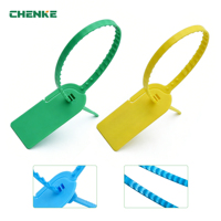Sello de Seguridad de Plástico Desechable PP Industrial Chenke de 230 mm para Contenedores Logísticos