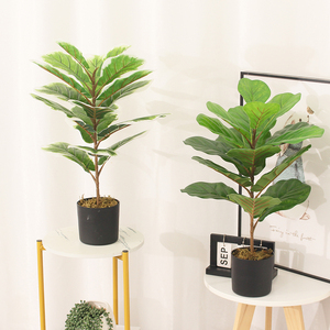 Nhỏ nhân tạo nhựa fiddle cây bảng Top trong nhà vườn hoặc văn phòng trang trí nội thất độc đáo trong nhà cây - Product Image 3