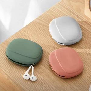 Étui pour écouteurs en silicone, organiseur de câbles portable, étui pour câbles |   Boîte de rangement pour câbles, sac pour écouteurs, compact et pratique - Product Image 2