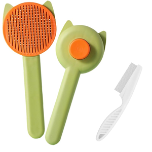Cat and <b>Dog</b> Special Floating Hair Deep Brush and Hair Cleaning Comb, One-<b>button</b> Release <b>Button</b>, Pet Grooming Tools and Supplies - Product Image 1