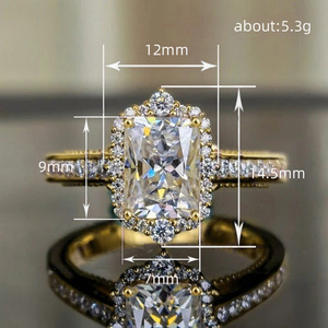 Anello dal Design Quadrato Stile Principessa per Donne - Product Image 5