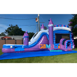 Gran oferta Castillo fiesta inflable Casa de rebote tobogán gorila puente comercial castillo inflable Casa de rebote para niños - Product Image 6