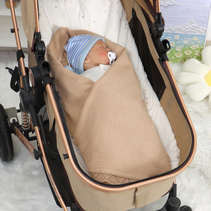 Top Ranking Mimixiong Cotton Knitted Newborn <strong>Baby</strong> Blankets Breathable Personalized Embroidery Swaddle <strong>Bedding</strong> Blanket - Product Image 4