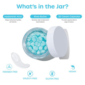 수화 비타민 C 캡슐 크림 페이스 모이스처 라이저 히알루 론산 기반 모이스처 라이저 니아신 아미드 OEM/ODM 보바 페이스 크림 - Product Image 4