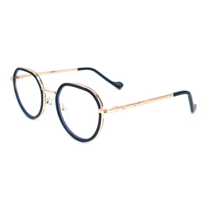 TR90丸い眼鏡フレームメガネブルーライトブロッキング & ヴィンテージスタイルおしゃれなコンピューターメガネ - Product Image 2