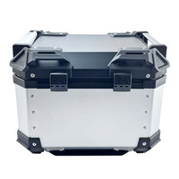 Coffre de rangement pour moto en alliage d'aluminium, coffre-fort pour casque, boîte de rangement générale