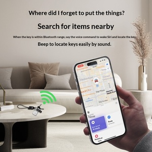 Localizador de Llaves de <span class=keywords><strong>Coche</strong></span>, Dispositivo Antipérdida con Posicionamiento Preciso, Alternativa a FindMy, Rastreador IOS, Batería CR2032 - Product Image 4