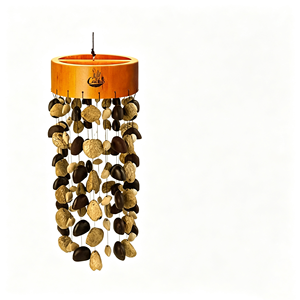 Handcrafted Natural Nut Shell <b>Wind</b> <b>Chimes</b> Handmade Dreamcatcher Sound Healing Home Decoration - Product Image 1