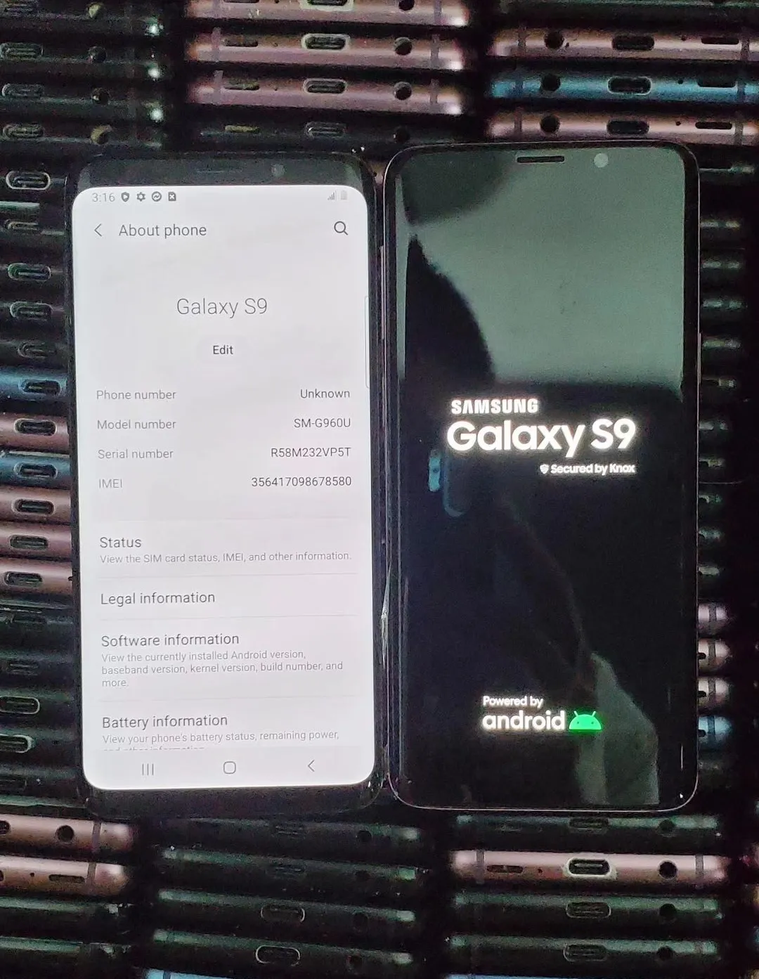 Grosir untuk Samsung galaxy S9 G950 G950u Keyboard tahan air pengisian cepat kartu Sim ganda ponsel 3g/4g