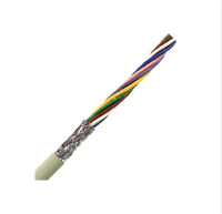 Câble de commande blindé LiYCY, câble de signal flexible multiconducteurs en cuivre, tresse en cuivre étamé, protection EMC, norme DIN VDE 0812