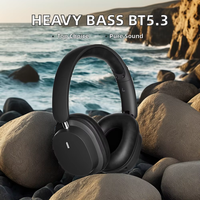 Casque sans fil d'usine OEM, casque sans fil portable Bluetooth, version BT 5.3