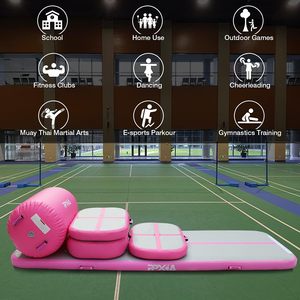 Pista de aire inflable, esterilla de gimnasio de uso familiar popular, esterilla de Yoga con precio de fábrica, pista de aire para gimnasio, 8m, <span class=keywords><strong>2M</strong></span>, 0,2 m con bomba de aire - Product Image 4