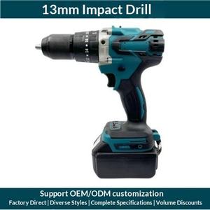 Perceuse à percussion <span class=keywords><strong>électrique</strong></span> au lithium transfrontalière trois fonctions avec mandrin de 13 mm, perceuse à percussion réversible et <span class=keywords><strong>tournevis</strong></span> <span class=keywords><strong>électrique</strong></span> - Product Image 2