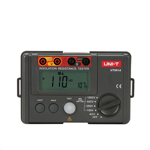 Medidor de resistencia de aislamiento UT501A 1000V, medidor de tierra, megóhmetro, voltímetro, medición automática, 1 unidad - Product Image 1