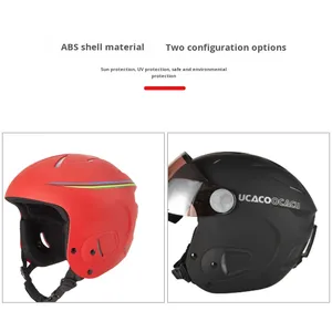 קסדת סקי משולבת מראה חדשה סִגְנוֹן עם חומר EPS דגם U16 לבטיחות חיצונית למבוגרים ולילדים במפעל OEM מותאם אישית - Product Image 4