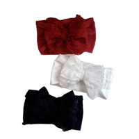 Serre-tête en dentelle papillon mignon pour filles, accessoire pour bébés, idéal pour la photographie, style floral, bandeau pour cheveux de bébé, vente en gros