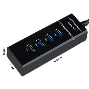 Usb3.0hub 4-Port 3.0 Splitter 3.0 HUB Extender tốc độ Micro USB Docking Station Adapter cho máy tính để bàn máy tính xách tay 8 1 máy tính trong kho - Product Image 2