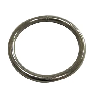 O anel redondo da soldagem de metal do aço inoxidável da fábrica competitiva acessórios de ferragem do metal