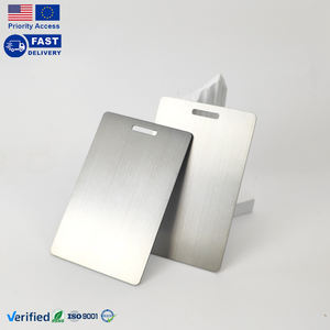 Customized RFID NFC Stainless Steel <b>Luggage</b> <b>Tag</b> 13.56MHz Waterproof/Weatherproof ID Label for Corporate Gifts - Product Image 3