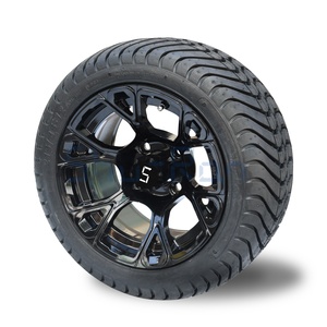 12 Inch New Style Black <b>Golf</b> Cart Wheels and Tires SRGCTW-216 <b>Golf</b> Cart Accessories SRGCTW-216 - Product Image 5