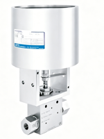 Válvula de Aguja Neumática Unidireccional de Alta Velocidad 60000PSI, Solución de Control de Ultra Alta Presión, Tamaño de Puerto de 1/4-1 Pulgada, para Aceite y Agua Industrial