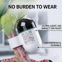 Localizador BT Mini Impermeable IP67 de 2.2g, Dispositivo Antipérdida para Mascotas, Aves y Loros