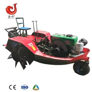 New amphibians dry land rice paddy field 22hp paddy tire farm boat tractor for rice field cultivation hot sale philippines