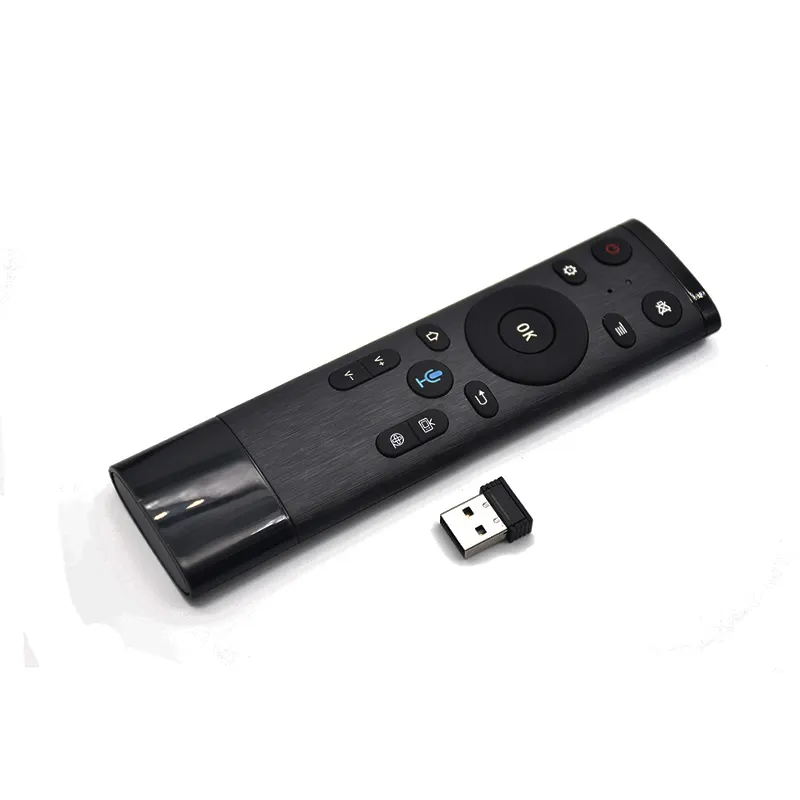 Controle remoto giroscópio universal sem fio, controle remoto de voo e teclado para smart tv