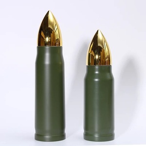 Termo Moderno y Creativo de Acero Inoxidable 304 con Forma de Bala, de Gran Capacidad, Portátil para Coche, para Fiestas al Aire Libre, Modelo <span class=keywords><strong>Rocket</strong></span> - Product Image 6