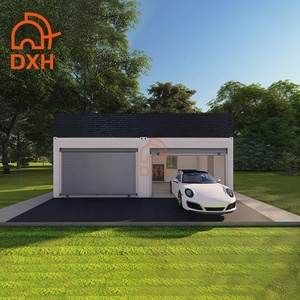 Abri de voiture personnalisé à montage rapide et durable, grand espace, <span class=keywords><strong>garage</strong></span> préfabriqué de 20 pieds, abri de voiture avec porte roulante - Product Image 4