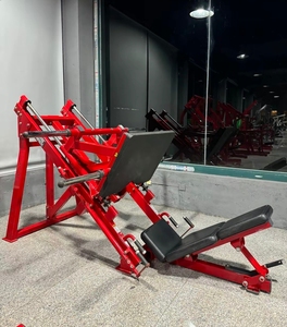 Máquina de <span class=keywords><strong>prensa</strong></span> de piernas de 45 grados <span class=keywords><strong>con</strong></span> carga de placas de alta resistencia SK, equipo de gimnasio comercial <span class=keywords><strong>con</strong></span> rodamientos lineales para fortalecer la parte inferior del cuerpo - Product Image 2