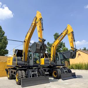 حفارات ذات عجلات 5 طن و 6 طن و 8 طن ، ماكينة حفر كبيرة ثقيلة 10 طن - Product Image 6