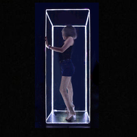Lumières de scène GOGO pour plateformes, éclairage d'ambiance pour gradins à bords droits, accessoires d'atmosphère, roue de prière, cage de pratique spirituelle, lampe pulsée