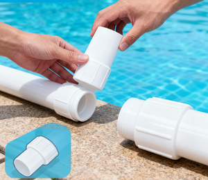 <span class=keywords><strong>Tuyau</strong></span> d'aspiration fileté durable de 38 mm, accessoire de <span class=keywords><strong>piscine</strong></span> en plastique blanc, lien de gaine pour la <span class=keywords><strong>filtration</strong></span> de la <span class=keywords><strong>piscine</strong></span> et l'entretien de l'eau - Product Image 3