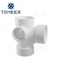 Tee en PVC, Y-Tee, coude à 45°, pour drainage d'eau, fabriqué en Chine