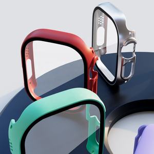 Boîtier en verre trempé et PC pour <span class=keywords><strong>Apple</strong></span> Watch 8 Ultra 49mm, Film de protection d'écran pour <span class=keywords><strong>Apple</strong></span> Watch 8 Pro - Product Image 4