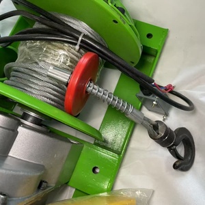 Palan électrique 500kg Équipement de levage industriel <span class=keywords><strong>Poulie</strong></span> à grande vitesse Certifié CE Treuil électrique portable Atelier Palan aérien - Product Image 5