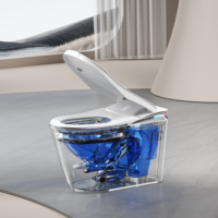 WC intelligent monobloc avec bidet intégré, couvercle à ouverture/fermeture automatique, siège chauffant, lavage à l'eau chaude, séchage, désodorisant, télécommande, fixation au sol