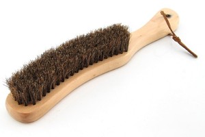 Brosse à chapeau portable en bois et <span class=keywords><strong>feutre</strong></span>, écologique, avec poils de cheval, pour le nettoyage et l'élimination de la poussière des chapeaux de cowboy – Offre Spéciale - Product Image 3