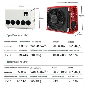 Aire Acondicionado Inteligente OEM para Camiones, 12V 24V, Bajo Consumo, Silencioso, Unidad de Refrigeración para Estacionamiento, Marca Hengdexia - Product Image 6