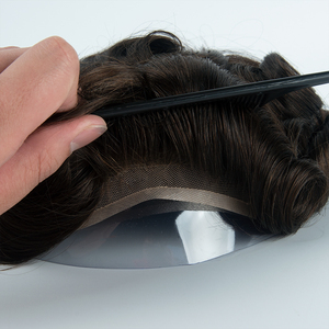 Personaliza Varios Estilos, Cualquier Tamaño y Color, Sistema de Tupé de Cabello Humano para Hombre, Pelucas de Tupé para Hombre - Product Image 5