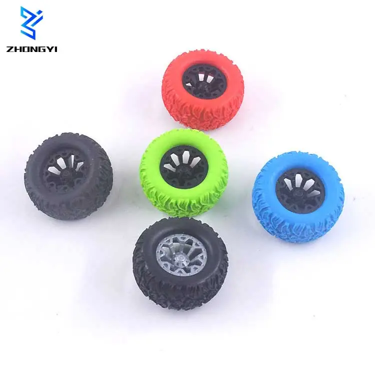 Toy Tire Small Truck Solid Hole Wheel Racing Car Off-Road Climbing Rubber Rc Tires