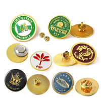 Badge personnalisé en alliage de zinc plaqué électrolytiquement pour émail souple ou dur, artisanat, entreprise, école, souvenir, tourisme, église, cadeau