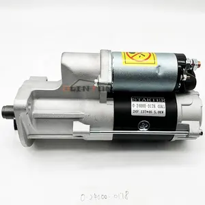 Экскаватор запасные части 24 В 4HK1 6HK1 стартер мотор для Isuzu ZAX200-3 ZAX230-5 стартер 0-24000-0178