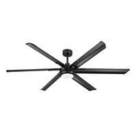 Nouveau ventilateur de plafond LED multifonction industriel de 72 pouces avec pales métalliques, moteur BLDC, télécommande, faible bruit, électrique, extérieur, garantie 5 ans