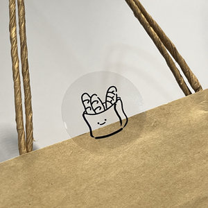 Autocollants transparents imperméables, étiquettes en PVC transparent imprimées sur mesure, autocollants d'étanchéité esthétiques pour l'emballage, pour les petites entreprises - Product Image 4